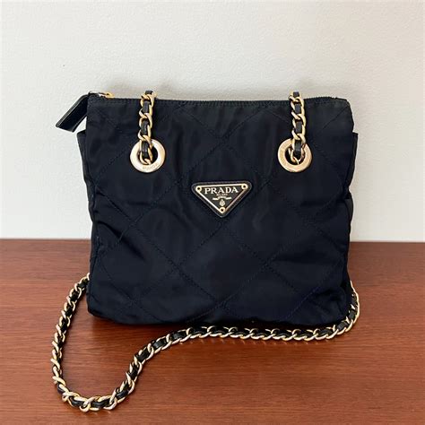 prada nylon bag size